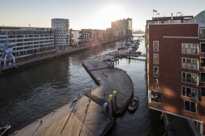 Exklusives Penthouse mit privater Dachterrasse und  unverbaubaren Weitblicken zur Elbphilharmonie