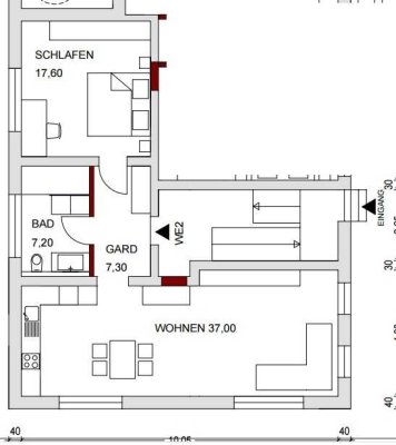 Exklusive 2-Zimmer-Erdgeschosswohnung mit gehobener Innenausstattung in Au in der Hallertau