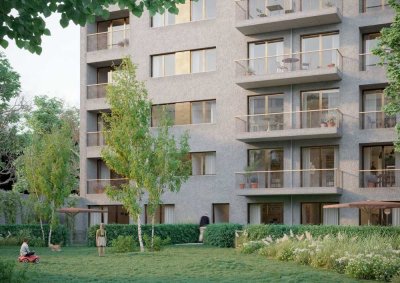 Wohnen im Kiez am Prenzlauer Berg: 3-Zimmer Neubauwohnung mit Balkon nahe Humannplatz