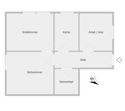 Tolle Wohnung + günstig + gemütlich + gepflegt