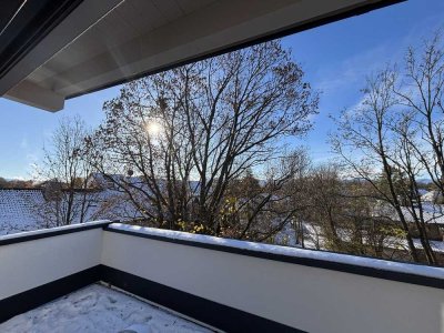 Neubau-Penthouse in Bad Aiblinger Bestlage mit Blick ins Grüne