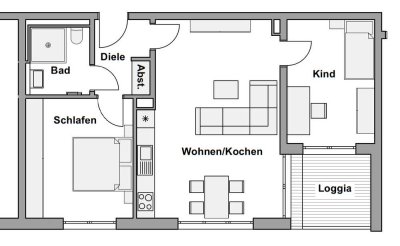 Neubau: 3-Zimmer Servicewohnung in Weilerswist