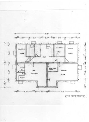 Ein-Zimmer-Wohnung mit EBK in Dachau im Keller