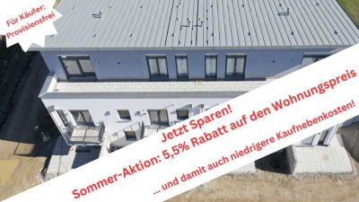 Neubau - Nachhaltig - Zukunftsorientiert: 3-Zi.-Wohnung ca. 116 m² mit Dachterrasse in Germering