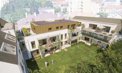 Green Living: Maisonette-Wohnung mit Terrasse und eigenem Gartenanteil in top Lage - zu kaufen in 2340 Mödling