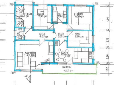 4 Zimmer Wohnung mit Balkon in Singen