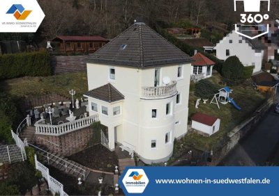 VR IMMO: |Preisreduzierung| Historisches Einfamilienhaus mit Garage in ruhiger Lage von Werdohl.