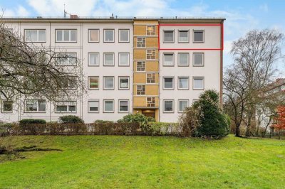 Bremen-Gartenstadt-Süd: Gepflegte 2-Zimmerwohnung mit verglastem Balkon