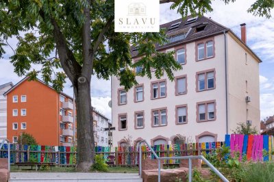 3-Zimmer-Altbauwohnung mit viel Potenzial | Mehrgenerationenspielplatz vor der Tür für Jung und Alt