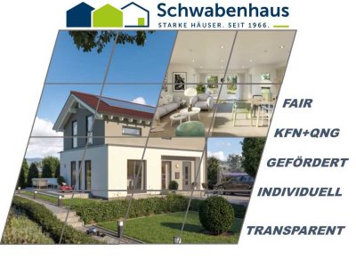 Schwabenhaus baut Träume: Dein Weg zum Traumhaus! Individuell QNG/KFN Zertifiziert und Förderfähig!