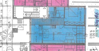 helle, gut geschnittene 2 Zimmerwohnung EG