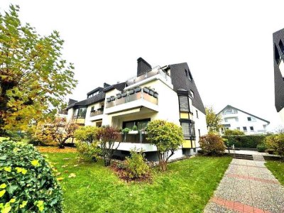 3-4 Zimmer Maisonette-Dachgeschosswohnung mit Kamin, tollem Blick und Tiefgaragenstellplatz