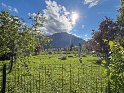 Bergblick de-luxe in Top-Lage Rif/Salzburg - Süd: Charmante Gartenwohnung