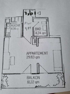 Schöne 2-Zimmer-Wohnung mit Balkon in Wuppertal