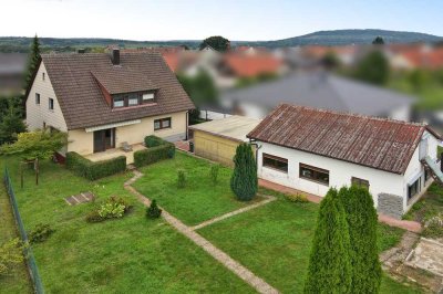 TOP Preis: Haus mit 1100 m² Grundstück und Werkstatt