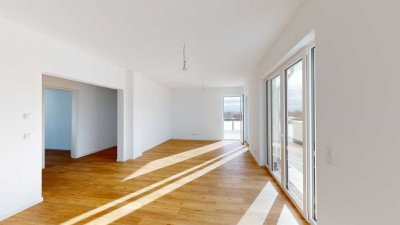 Exklusive Penthouse-Wohnung mit weitläufiger Terrasse & hochwertiger Ausstattung – Erstbezug!