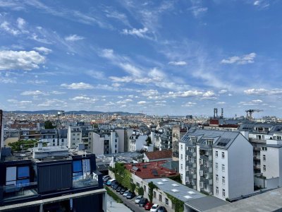 Extravagantes Penthouse / Maisonette, unverbaubarer Blick über die Dächerlandschaft Wiens ERSTBEZUG