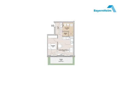 Einzug in Ihr Traum-Zuhause: 2-Zimmer-EOF-Wohnung im Neubau