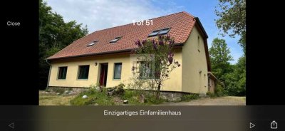 Reichlich Freiraum in der Natur für Familie, Garten, Haustiere und Projekte - 2 Grundstücke, bebaut