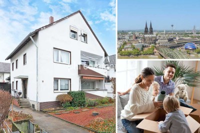 PHI KÖLN - Mehrgenerationenhaus mit ausgebautem Dachgeschoss in gefragter Lage von Köln-Grengel!