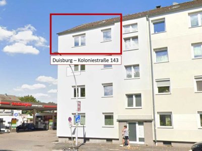 Preiswerte 2-Raum-Dachgeschosswohnung in Duisburg