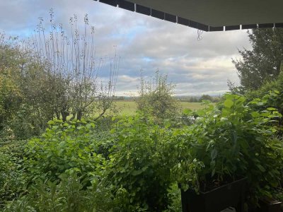 2,5-Raum-Erdgeschosswohnung mit Terrasse und herrlichem Ausblick in Untereisesheim