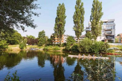 Moderne, lichtdurchflutete und absolut ruhige Wohnung in Traumlage zwischen Neckar und Ammermündung