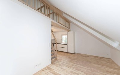 Neubau: 2-Zimmer Wohnung mit Galerie im Gutshof Glanegg