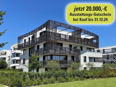 4-Zimmer-Wohnung mit zwei Terrassen und großem Garten in familienfreundlicher Umgebung