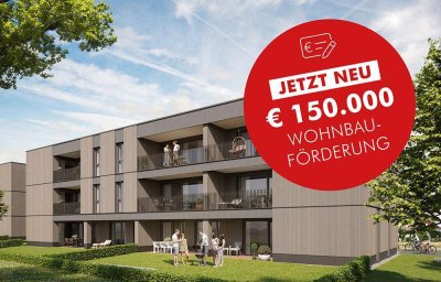 Mit Wohnbauförderung (auch für Anleger möglich): 2-Zimmer Terrassenwohnung (Top A02)