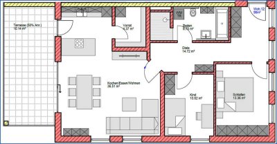 Wohnung 12, Haus 1, 2.OG