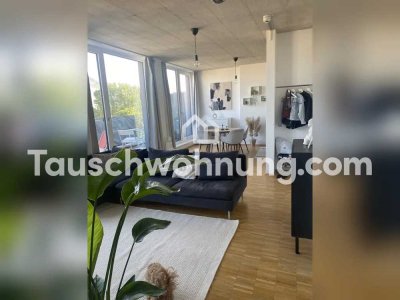 Tauschwohnung: Wunderschöne 2 Zimmer Penthousewohnung in ruhiger Lage