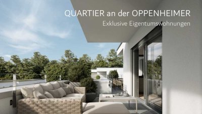 NEU! QUARTIER an der OPPENHEIMER - Exquisite Penthaus-Wohnung mit Dachterrasse im Herzen Nieder-Olms