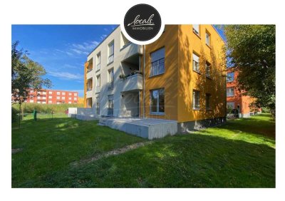 Bezugsfreie, moderne Erdgeschosswohnung mit Terrasse, Garten und  2 PKW-Stellplätzen in Ketzin/Havel