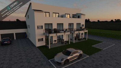 Neubau mit Balkon und EBK: Stilvolle 3-Zimmer-Wohnung mit gehobener Innenausstattung in Kemnath