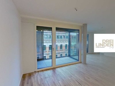 Neubau-Highlight: Exklusive 2-Zi.-Wohnung mit Balkon im DREILINDEN Living Leipzig