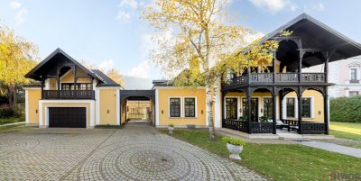 Herrschaftliche Villa in elitärer Lage direkt am Wienfluss | ca. 5.207m² Grundstücksfläche | Indoor Pool mit Wellnessoase | 2 Garagen | Nähe Zentrum Purkersdorf