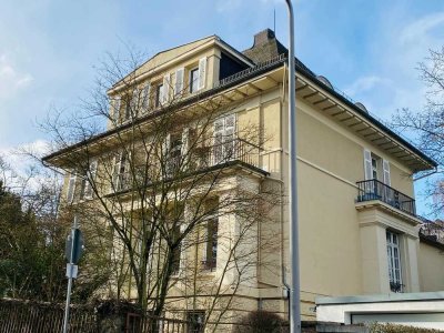 frisch sanierte 4-Zimmer Wohnung in großzügiger Villa mit großet Terrasse und neuer Küche