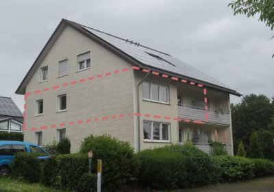 Ansprechende und modernisierte 3-Raum-Wohnung mit Balkon und Einbauküche in Horn-Bad Meinberg