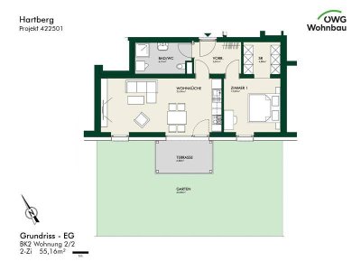 PROVISIONSFREI - Hartberg - geförderte Miete - 2 Zimmer