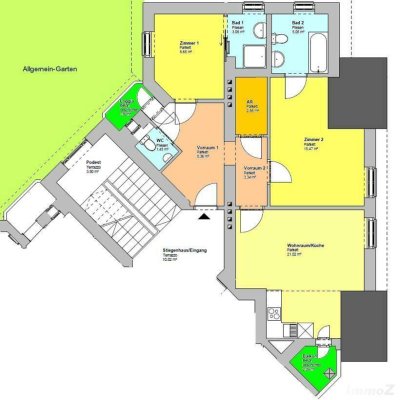 Provisionsfreier Luxus-Altbau mit Stellplatz in Nobellage St. Peter beim ORF