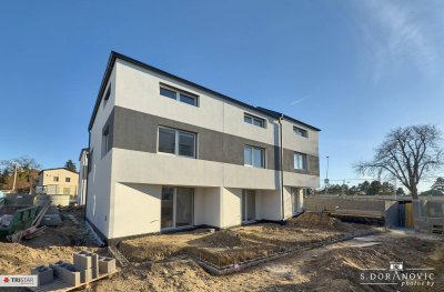 NEU! ++ NEUER KAUFPREIS ++ Exklusive Reihenhäuser mit Fußbodenheizung &amp; -kühlung ++ 2 PKW-Stellplätze je Haus ++ Garten/Terrasse ++ Ziegelmassivbauweise ++ Schlüsselfertig ++ Fischamend