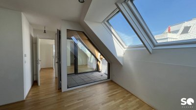 # SQ - HELLE 2 ZIMMER DACHGESCHOSSWOHNUNG IN EINEM NEUBAU NÄHE KURPARK OBERLAA - U-BAHN NÄHE -1100 WIEN - REMYSTRASSE