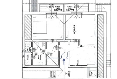 2 Attraktive Apartments - Wohnungen mit einem Schlafzimmer Zentrum nahe mit Parkplatz