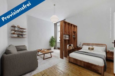 ••• Rarität in der City West: 1-Zimmer-Wohnung + Terrasse und Garten - PROVISIONSFREI! •••