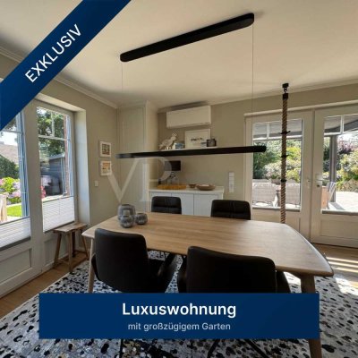 Luxuswohnung mit großzügigem Garten