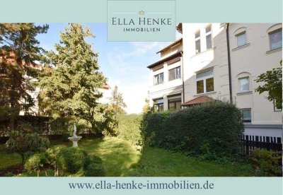 Paketpreis: 3 stilvolle Wohnungen in schöner, großer Villa mit idyllischem Garten.