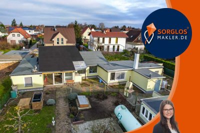 Bungalow mit großem Grundstück und viel Entwicklungspotenzial!