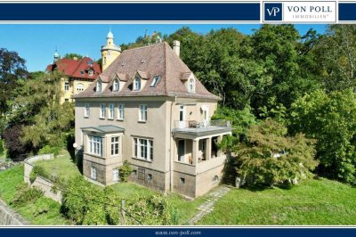 Historische Villa mit Denkmalschutz zur Sanierung in Bester Lage am Loschwitzer Elbhang