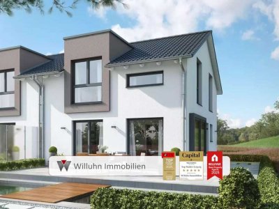 Neubau-Haus mit eigenem Garten nahe des Moritz- und Grillensee